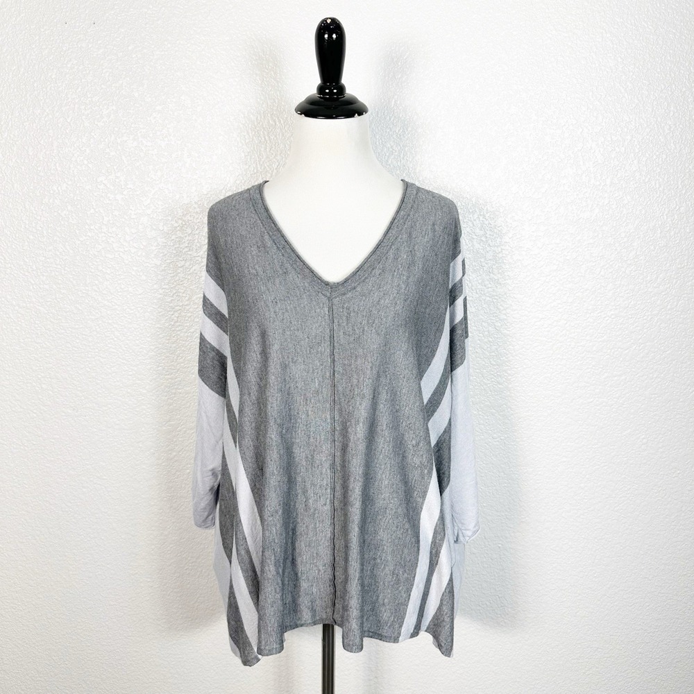 Kokun‎ Women's Bamboo Cashmere V Neck Knit Short Sleeve Dolman Top One Size